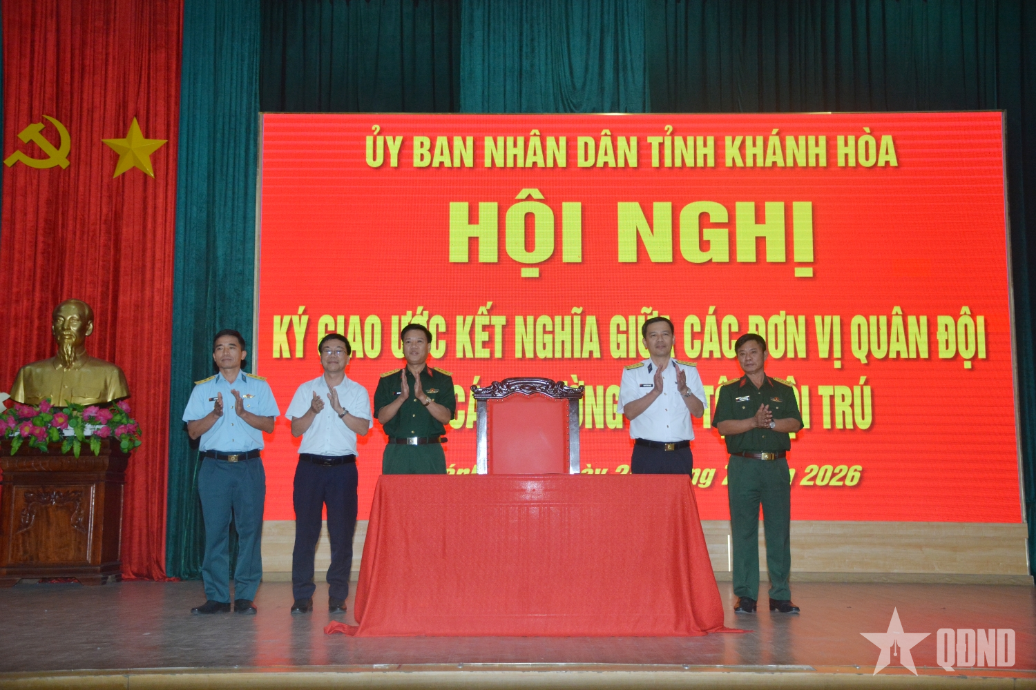 Các đơn vị Quân đội kết nghĩa với trường dân tộc nội trú tại Khánh Hòa